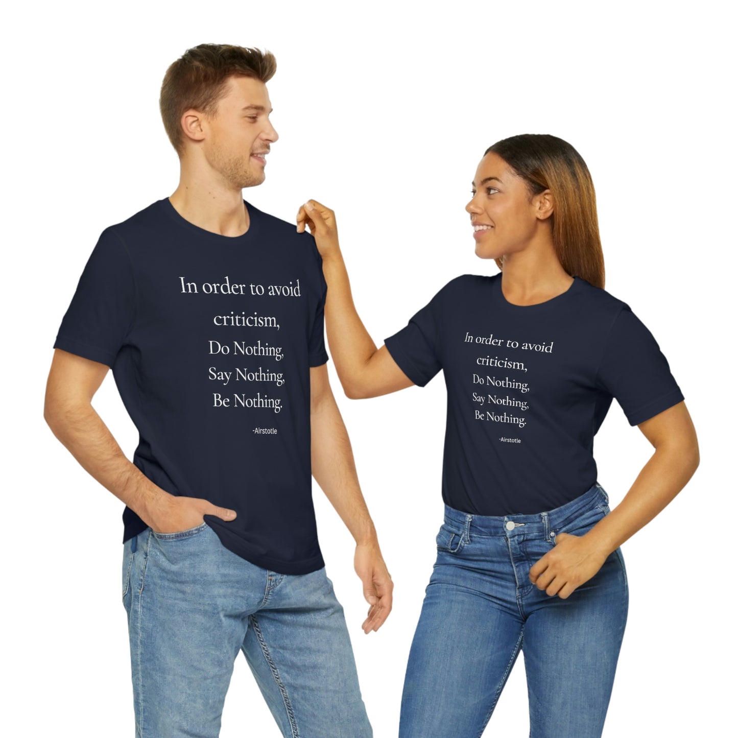 In order to avoid criticism - Short Sleeve Tee