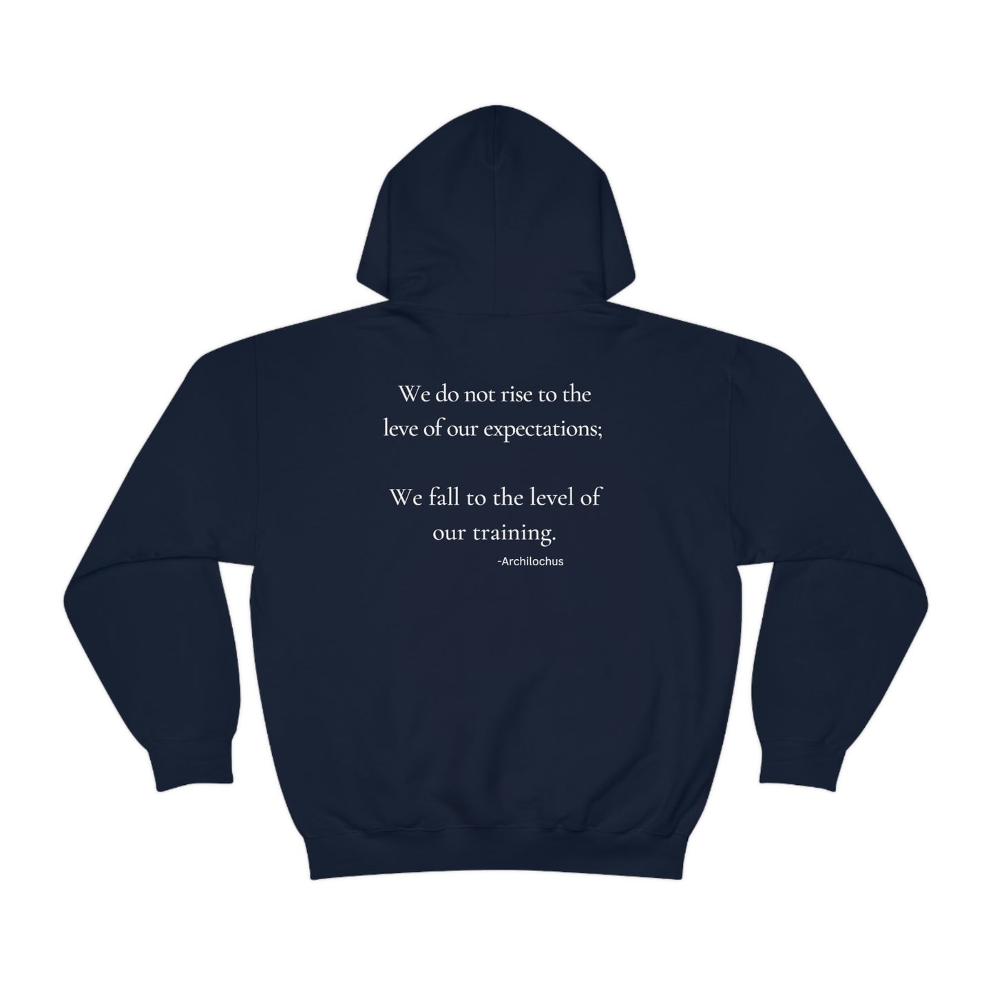 Fall to the level of our training - Unisex Heavy Blend™ Hooded Sweatshirt